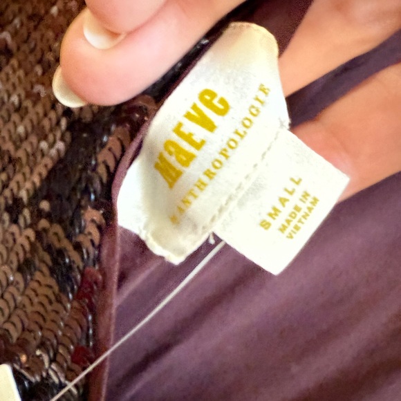 Anthropologie Sequined Mini Dress Small - Picture 6 of 12